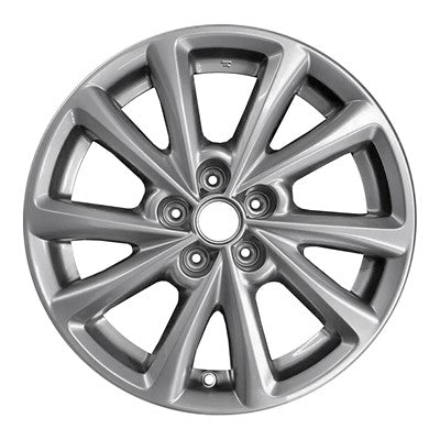 17x7 Aluminum Wheel - All Painted Medium Charcoal Metallic