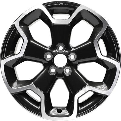 17x7 Aluminum Wheel - Machined And Dark Charcoal Metallic
