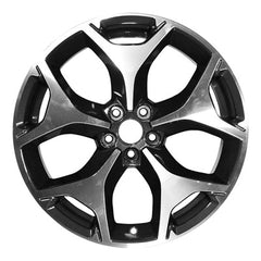 18x7 Aluminum Wheel - Machined Black Metallic