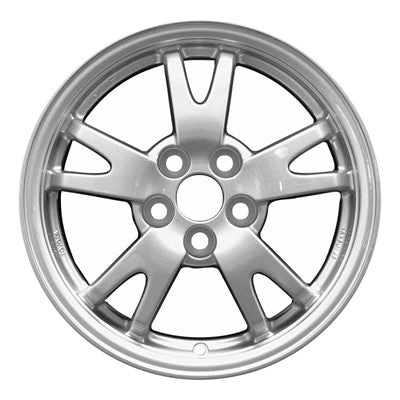 15x6 Aluminum Wheel - All Painted Silver