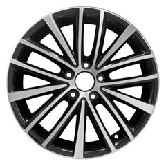 17x7 Aluminum Wheel - Machined And Black