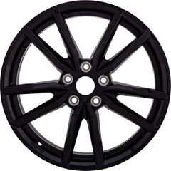  18x7.5 Factory Replacement New Alloy Wheel for 2019-2021 Volkswagen Golf GTI with 10 Spoke Painted Black