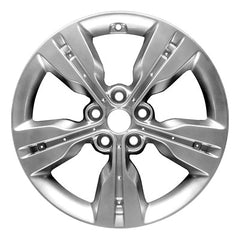 18x7.5 Aluminum Wheel - All Painted Light Smoked Hyper Silver