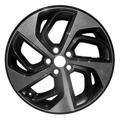 19x7.5 Aluminum Wheel - Machined And Dark Charcoal Metallic