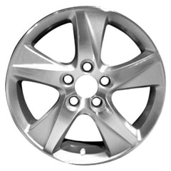 17x7.5 Aluminum Wheel - Machined And Medium Silver Metallic