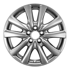 18x8 Aluminum Wheel - Medium Smoked Hypersilver Full Face