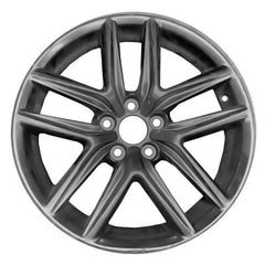 18x8.5 Aluminum Wheel - All Painted Deep Black Smoked Hypersilver