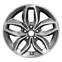 ALUMINUM WHEEL -  18 x 7.5 -  55MM OFFSET -  5 DOUBLE SPOKE -  5 STUD/LUG