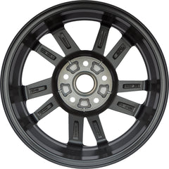  16x6.5 Factory Replacement New Alloy Wheel for 2022-2024 Kia Forte with 10 Spoke Machined Face with Painted Grey Pockets