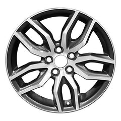 18x7.5 Aluminum Wheel - Machined And Dark Charcoal Metallic