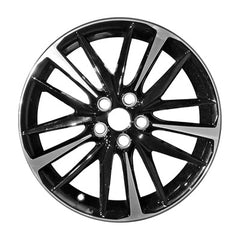 19x8 Aluminum Wheel - Machined And Gloss Black
