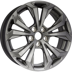  18x7 Factory Replacement New Alloy Wheel for 2022-2023 Toyota Rav-4 with 10 Spoke Painted Grey