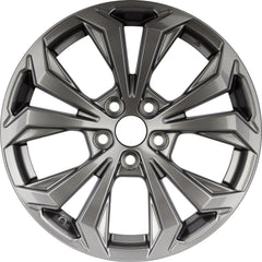  18x7 Factory Replacement New Alloy Wheel for 2022-2023 Toyota Rav-4 with 10 Spoke Painted Grey