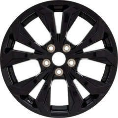  18x7 Factory Replacement New Alloy Wheel for 2022-2023 Toyota Rav-4 with 10 Spoke Painted Black