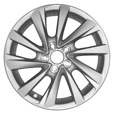 17x7.5 Aluminum Wheel - All Painted Bright Silver
