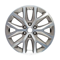 20x8.5 Aluminum Wheel - Machined And Tan Metallic