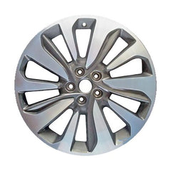 18x7 Aluminum Wheel - Machined And Dark Charcoal Metallic
