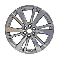 20x8 Aluminum Wheel - Polished Medium Charcoal