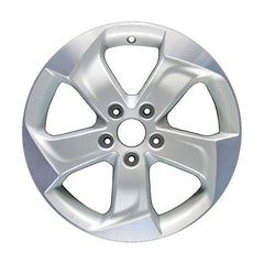 17x7.5 Aluminum Wheel - Machined And Silver Metallic