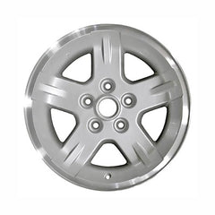 15x8 Aluminum Wheel - Machined Lip W/SILVER Face