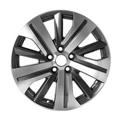 18x7 Aluminum Wheel - Machined Dark Charcoal Metallic
