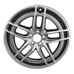 FRONT ALUMINUM WHEEL -  19 x 8 -  20MM OFFSET -  5 DOUBLE SPOKE -  5 STUD/LUG