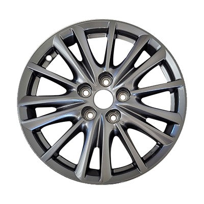 17x7 Aluminum Wheel - All Painted Dark Bluish Charcoal