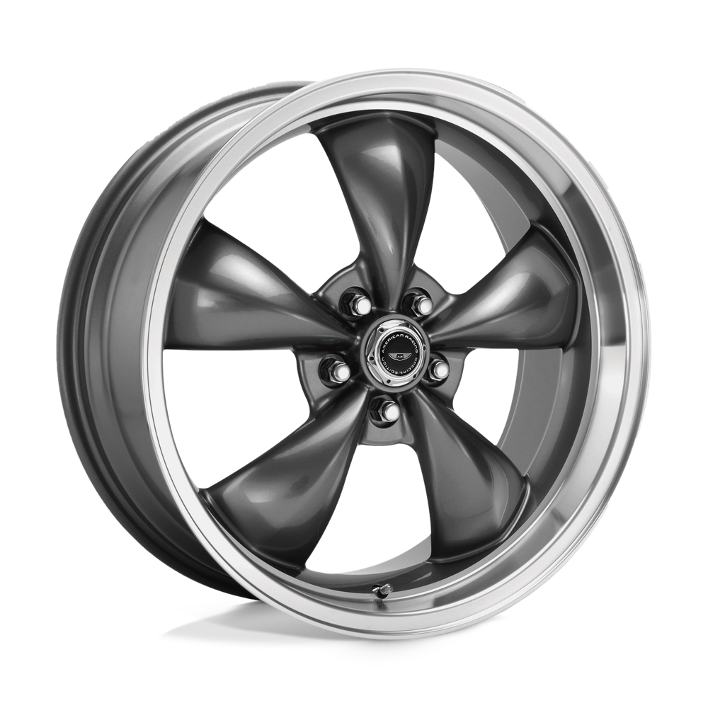 17X8 ANTHRACITE MACHINED LIP 30MM American Racing Wheel