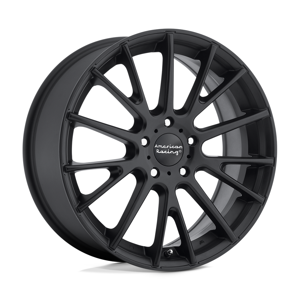 16X7 SATIN BLACK 40MM American Racing Wheel