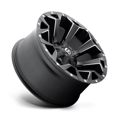 20X9 MATTE BLACK MILLED 07MM Fuel 1PC Wheel