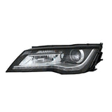 DRIVER SIDE HID HEADLIGHT LENS AND HOUSING -  WITHOUT CURVE LIGHTING -