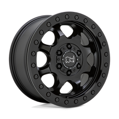 17X8 MATTE BLACK 38MM Black Rhino Wheel