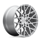 18X8.5 GLOSS SILVER MACHINED 38MM Rotiform 1PC Wheel