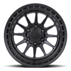 Lock Offroad Baja 17x9 5x127 0et 71.5 Matte Black w/ Matte Black Ring Wheel