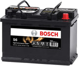 BOSCH S6585B S6 Flat Plate AGM Battery - Group 48 (H6/L3)