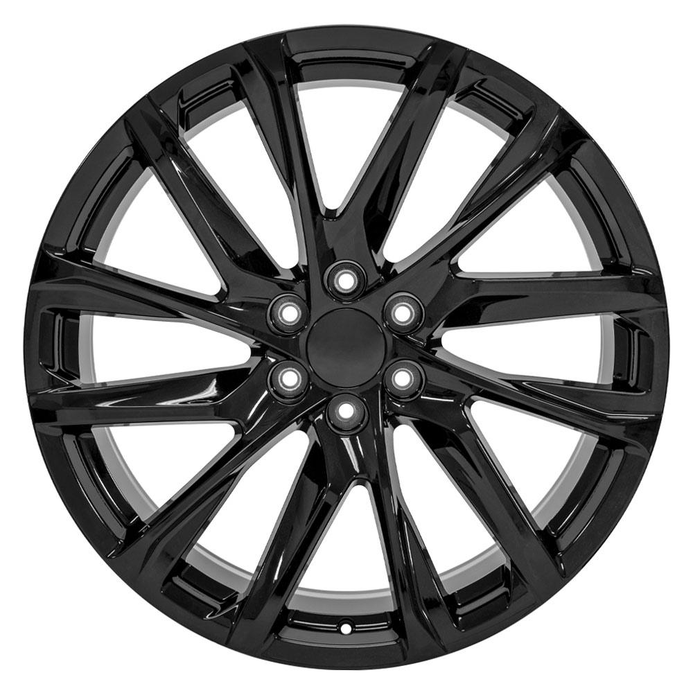 24x10 Replica Wheel CA90 fits Cadillac Escalade - Gloss Black