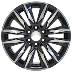 20x9 Replica Wheel CA91 fits Cadillac Escalade - Gunmetal with Polished Face