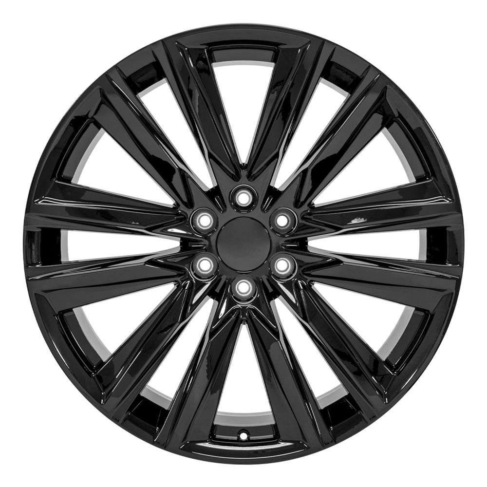 24x10 Replica Wheel CA91 fits Cadillac Escalade - Gloss Black