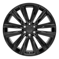 24x10 Replica Wheel CA91 fits Cadillac Escalade - Gloss Black