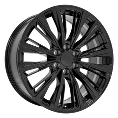 22x9 Replica Wheel CA93 fits Cadillac Escalade - Gloss Black