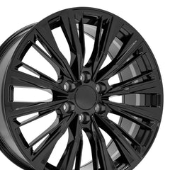 22x9 Replica Wheel CA93 fits Cadillac Escalade - Gloss Black