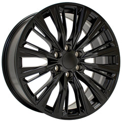 22x9 Replica Wheel CA93 fits Cadillac Escalade - Satin Black