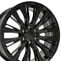 22x9 Replica Wheel CA93 fits Cadillac Escalade - Satin Black