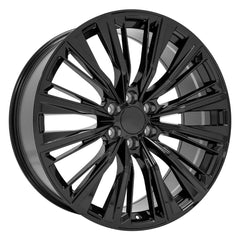 24x10 Replica Wheel CA93 fits Cadillac Escalade - Gloss Black