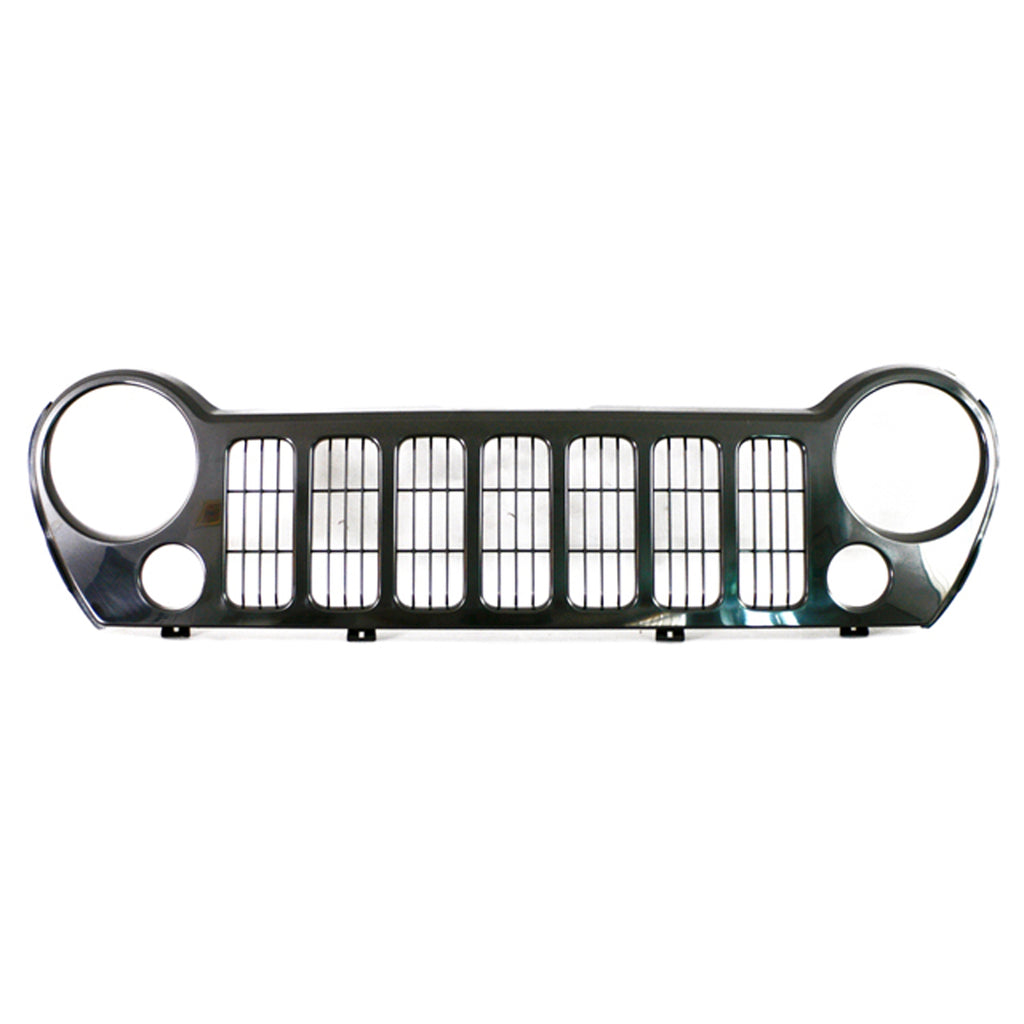 FRONT GRILLE -  PAINT TO MATCH -  WITH FOG LIGHT HOLES -  WITH BLACK INSERT