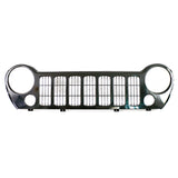FRONT GRILLE -  PAINT TO MATCH -  WITH FOG LIGHT HOLES -  WITH BLACK INSERT