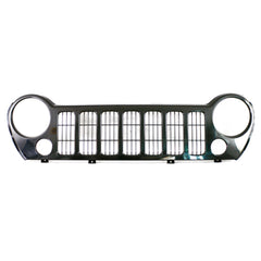 FRONT GRILLE -  PAINT TO MATCH -  WITH FOG LIGHT HOLES -  WITH BLACK INSERT
