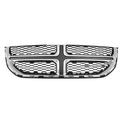 FRONT GRILLE -  CHROME/BLACK -  MADE OF ABS PLASTIC