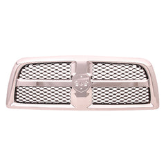 FRONT GRILLE -  CHROME FRAME WITH BLACK HEX INSERT -  FOR USE WITH RAM