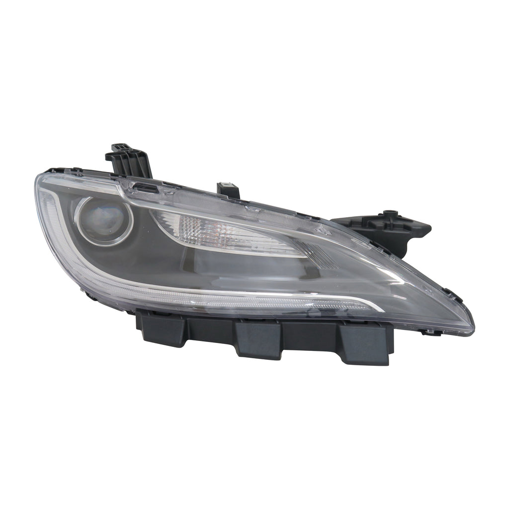 PASSENGER SIDE HALOGEN HEADLIGHT ASSEMBLY -  WITHOUT LED DAYTIME